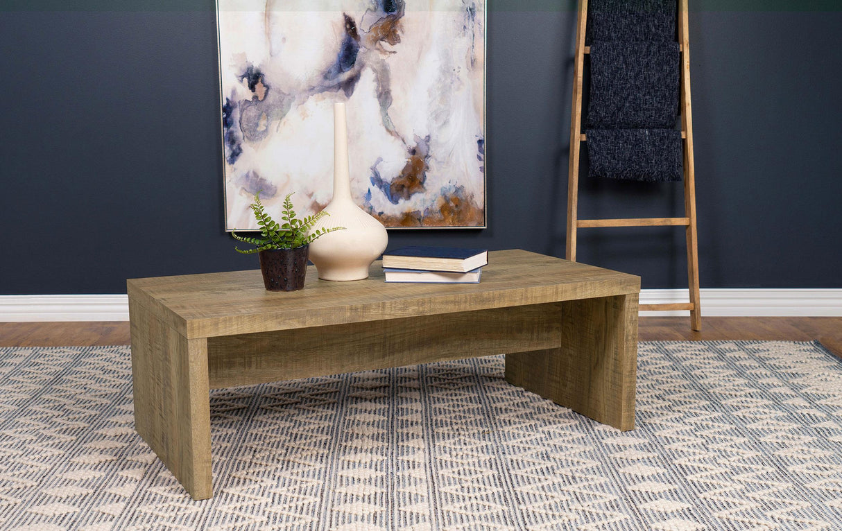 Coaster Lynette Rectangular Engineered Wood Coffee Table Mango