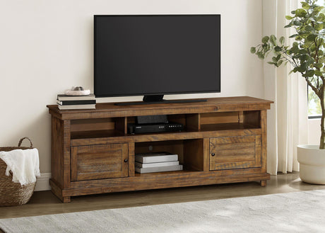 Coaster Payne 70-inch TV Stand Media Console Distressed Brown