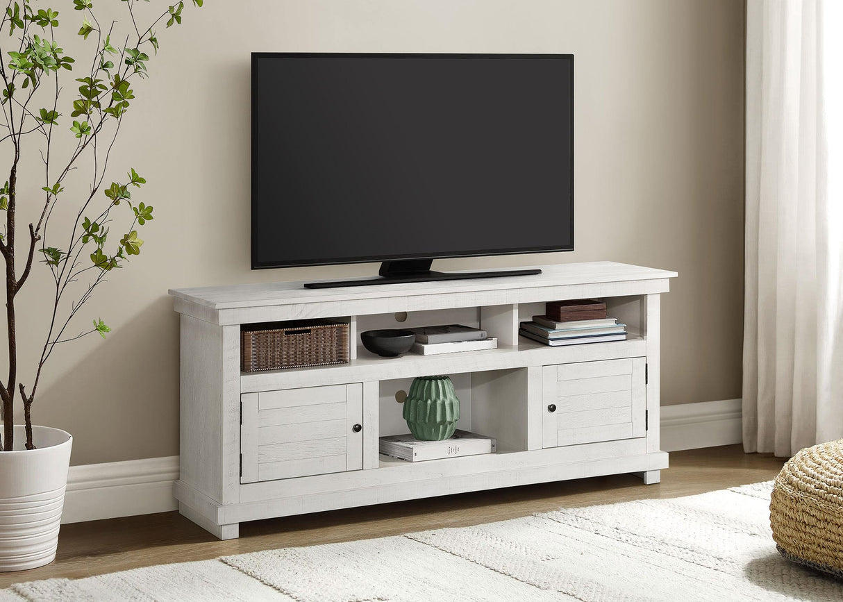 Coaster Payne 60-inch TV Stand Media Console Distressed White