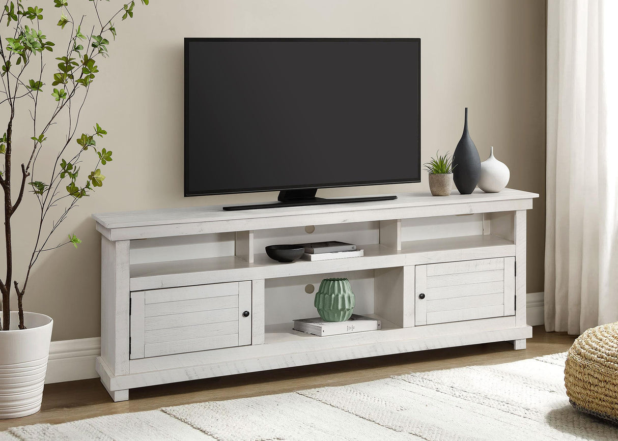 Coaster Payne 70-inch TV Stand Media Console Distressed White