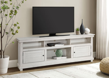 Coaster Payne 70-inch TV Stand Media Console Distressed White