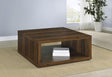 Coaster Frisco Square Engineered Wood Coffee Table Dark Pine