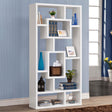 Coaster Corey 71-inch 8-shelf Bookshelf White
