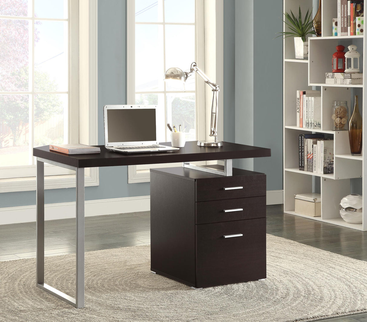 Coaster Brennan 47-inch 3-drawer Office Computer Desk Cappuccino