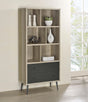 Coaster Maeve 70-inch 3-shelf Bookcase with Drawers Distressed Pine