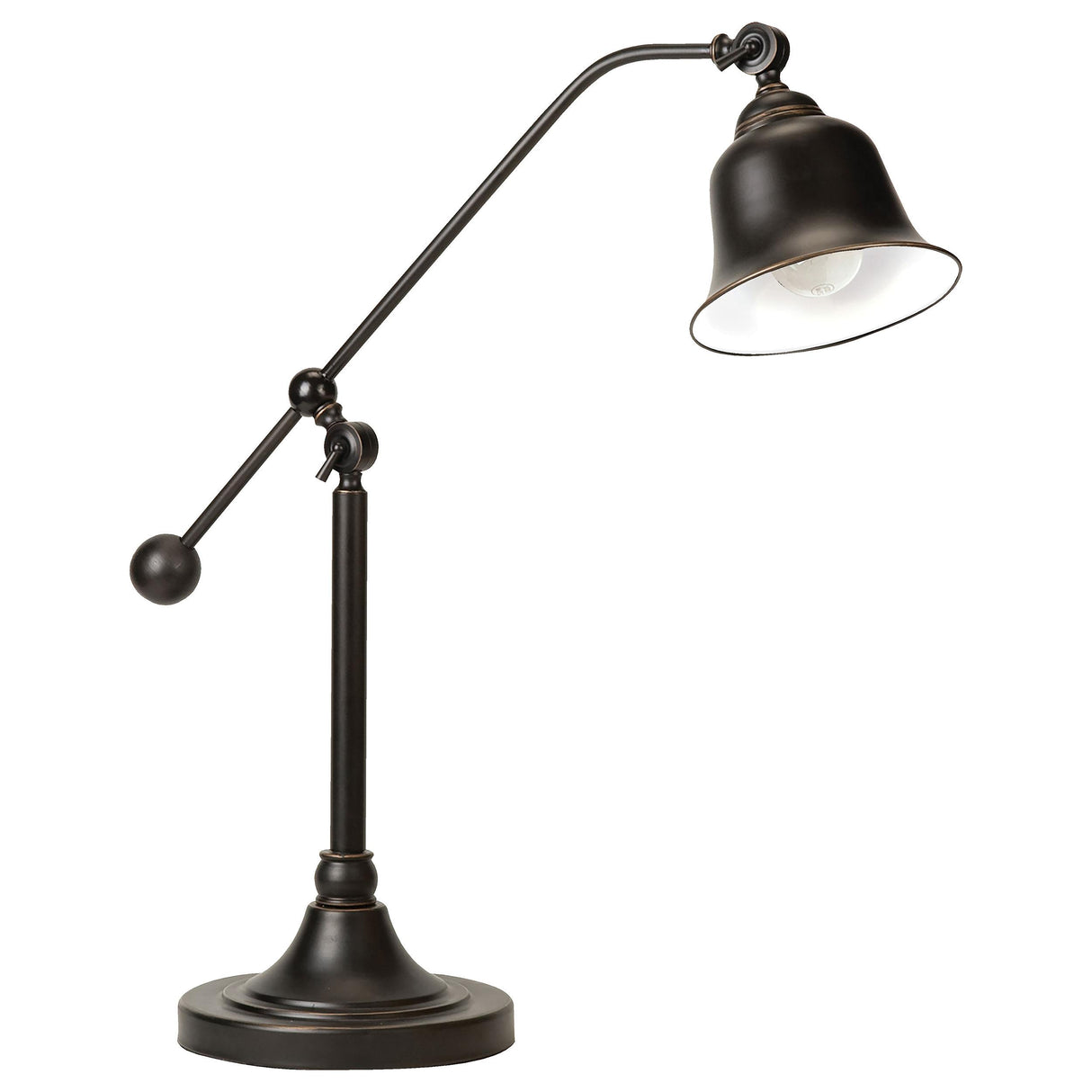 Coaster Eduardo 25-inch Bell Down Bridge Table Lamp Dark Bronze