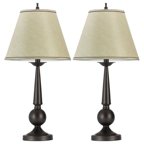 Coaster Ochanko 27-inch Empire Shade Table Lamp Bronze (Set of 2)