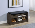 Coaster Arrington Storage Bench Smoked Oak