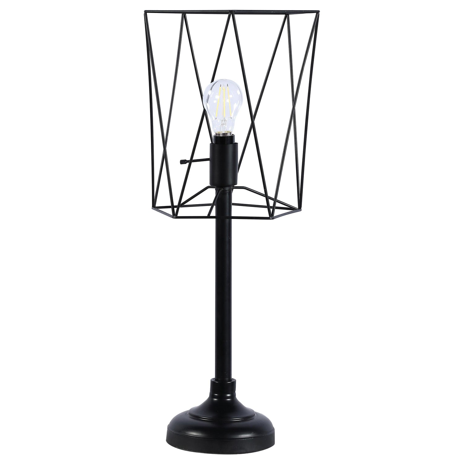 Coaster Mayfield 26-inch Open Frame Torch Table Lamp Black