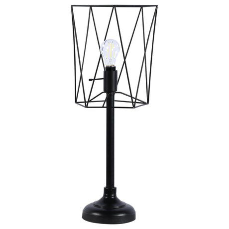 Coaster Mayfield 26-inch Open Frame Torch Table Lamp Black
