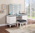 Coaster Talei 6-drawer Vanity Set with Lighting Black and White