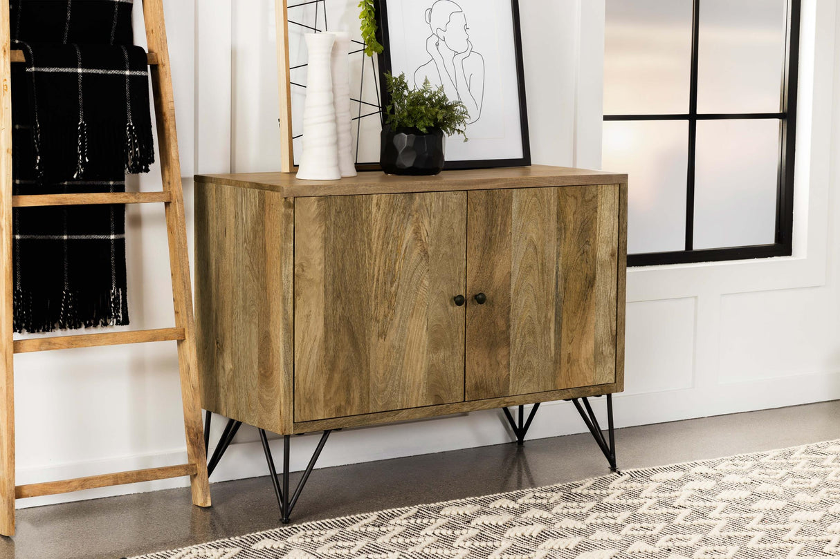 Coaster Eileen 2-door Wood Storage Accent Cabinet Natural