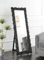 Coaster Mckay 24 x 63 Inch Acrylic Frame Standing Mirror Smokey Grey