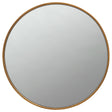 Coaster O'Malley 40 x 40 Inch Round Framed Wall Mirror Brass