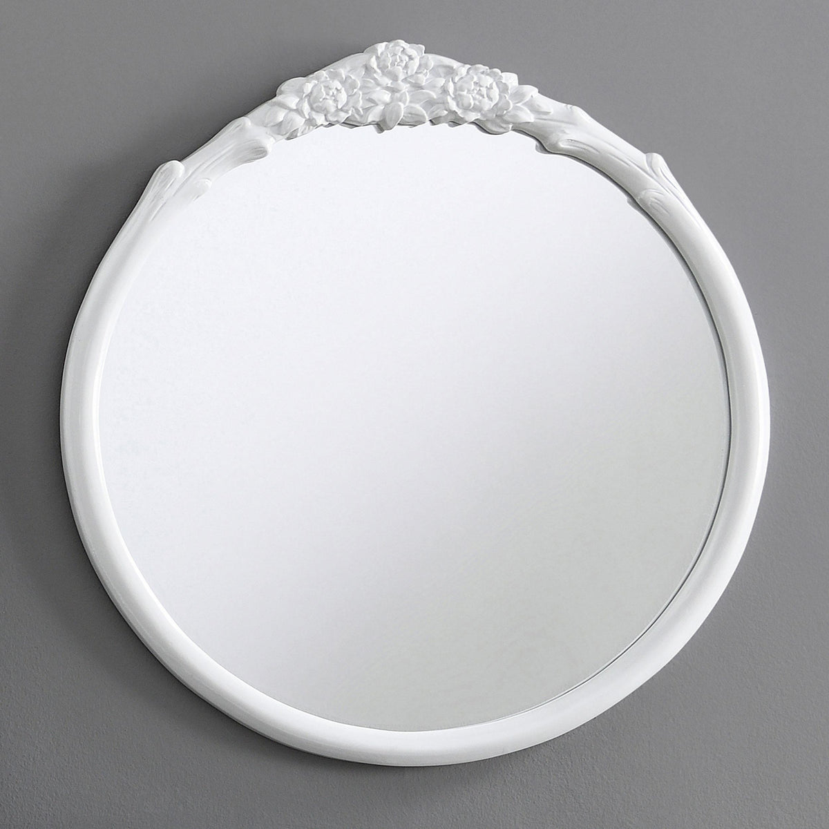 Coaster Sylvie 30 x 31 Inch French Provincial Wall Mirror White
