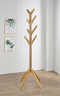Coaster Margaret Solid Wood Coat Rack Clothing Hanger Natural Oak