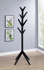 Coaster Margaret Solid Wood Coat Rack Clothing Hanger Black