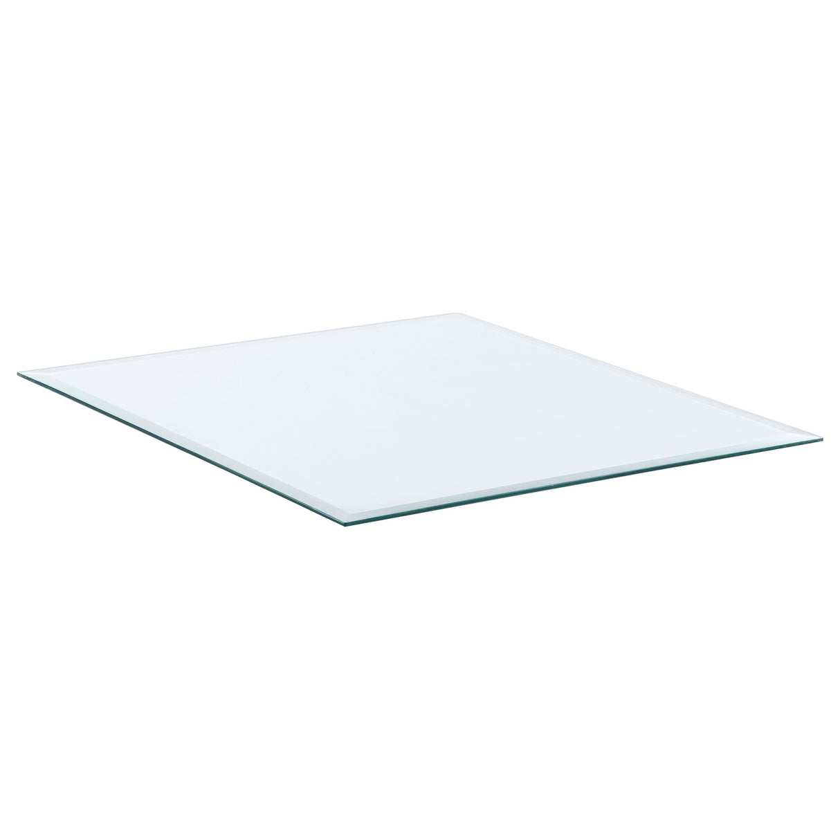 Coaster 24x24-inch 6mm Rectangular Clear Tempered Glass Top
