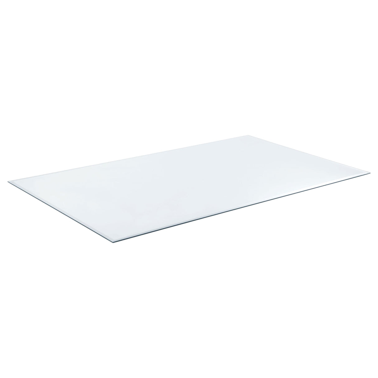 Coaster 52x27-inch 6mm Rectangular Clear Tempered Glass Top