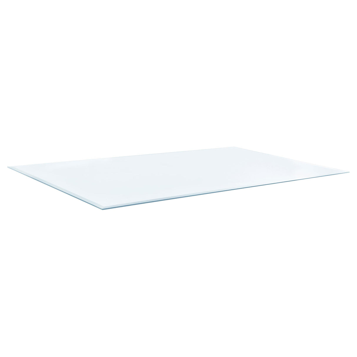 Coaster 50x18-inch 6mm Rectangular Clear Tempered Glass Top