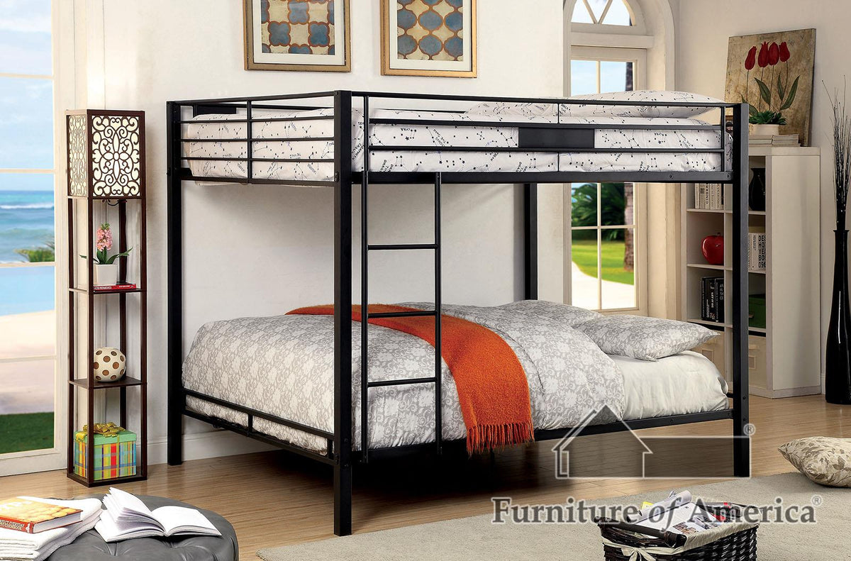 Furniture of America Claren Queen/Queen Bunk Bed
