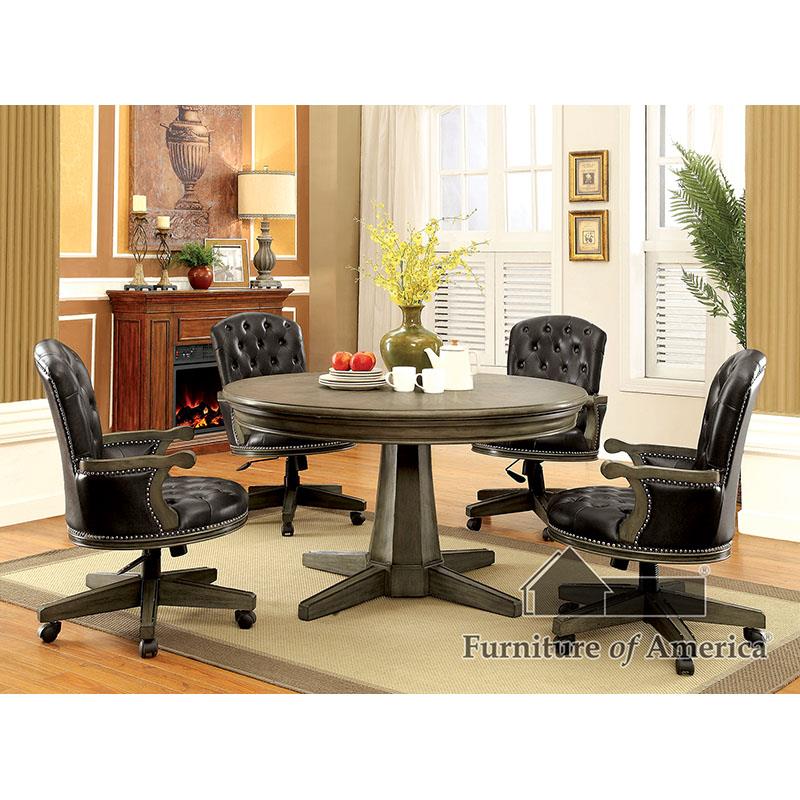Furniture of America Yelena Height-Adjustable Arm Chair