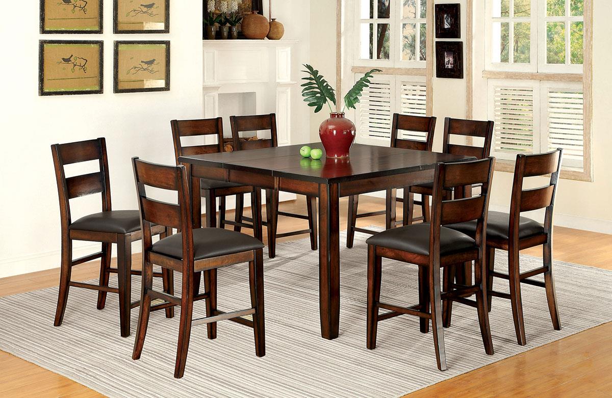 Furniture of America Dickinson II 7 Pc. Counter Ht. Table Set