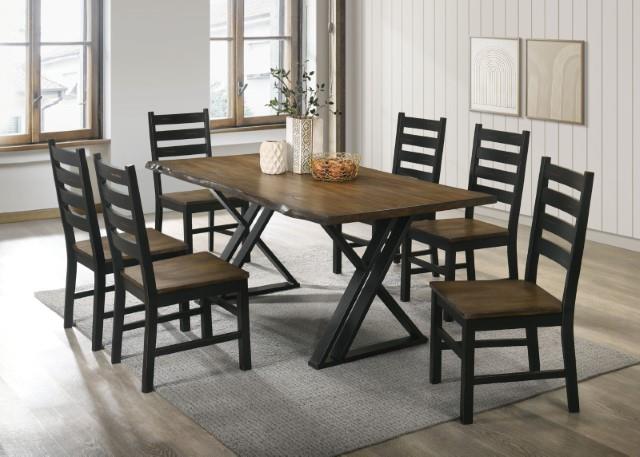 Furniture of America Barbary 6 Pc. Dining Table Set w/ Bench
