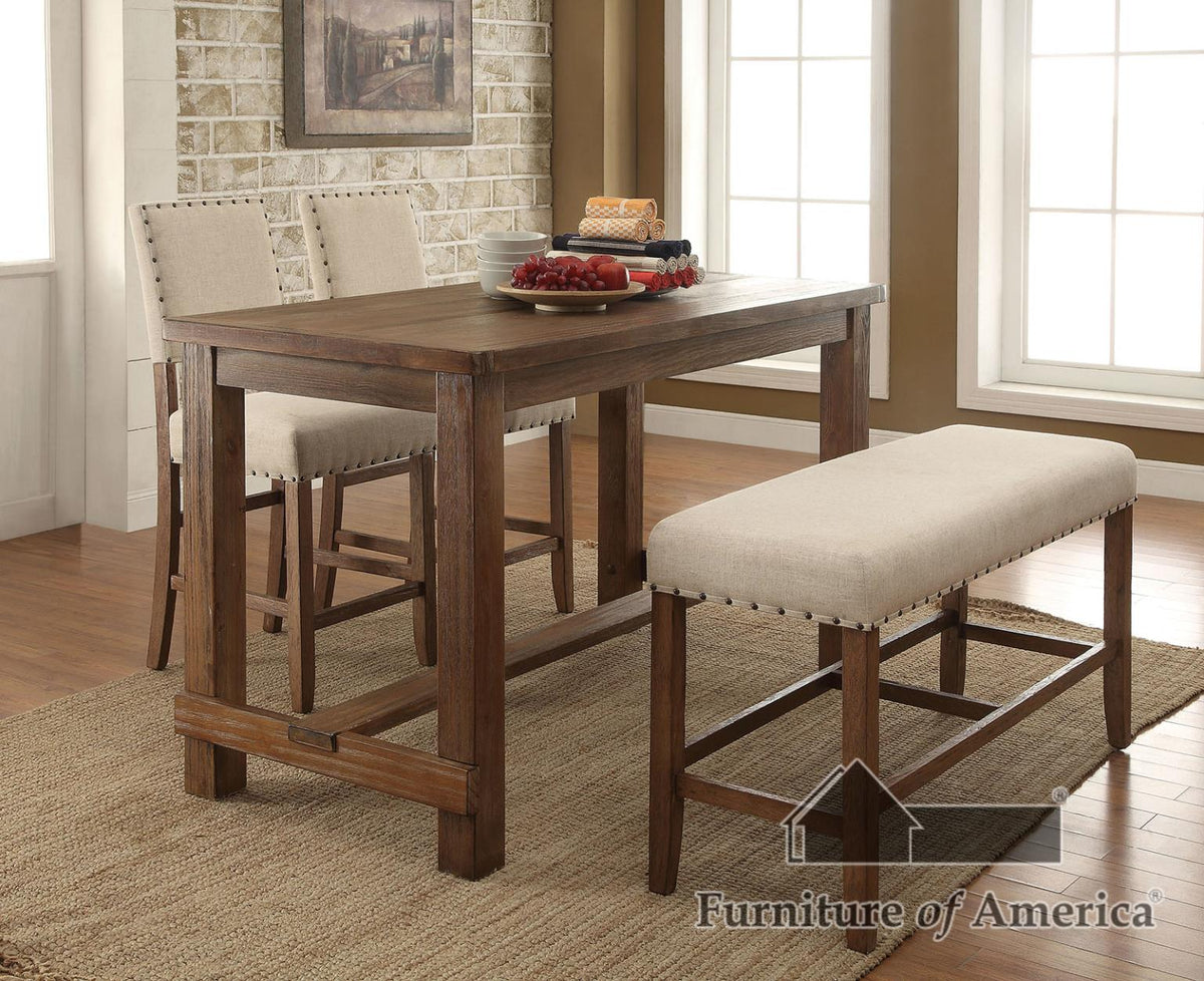 Furniture of America Sania Counter Ht. Chair (2/CTN)