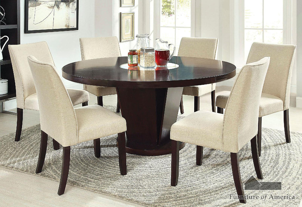 Furniture of America Cimma 7 Pc. Dining Table Set