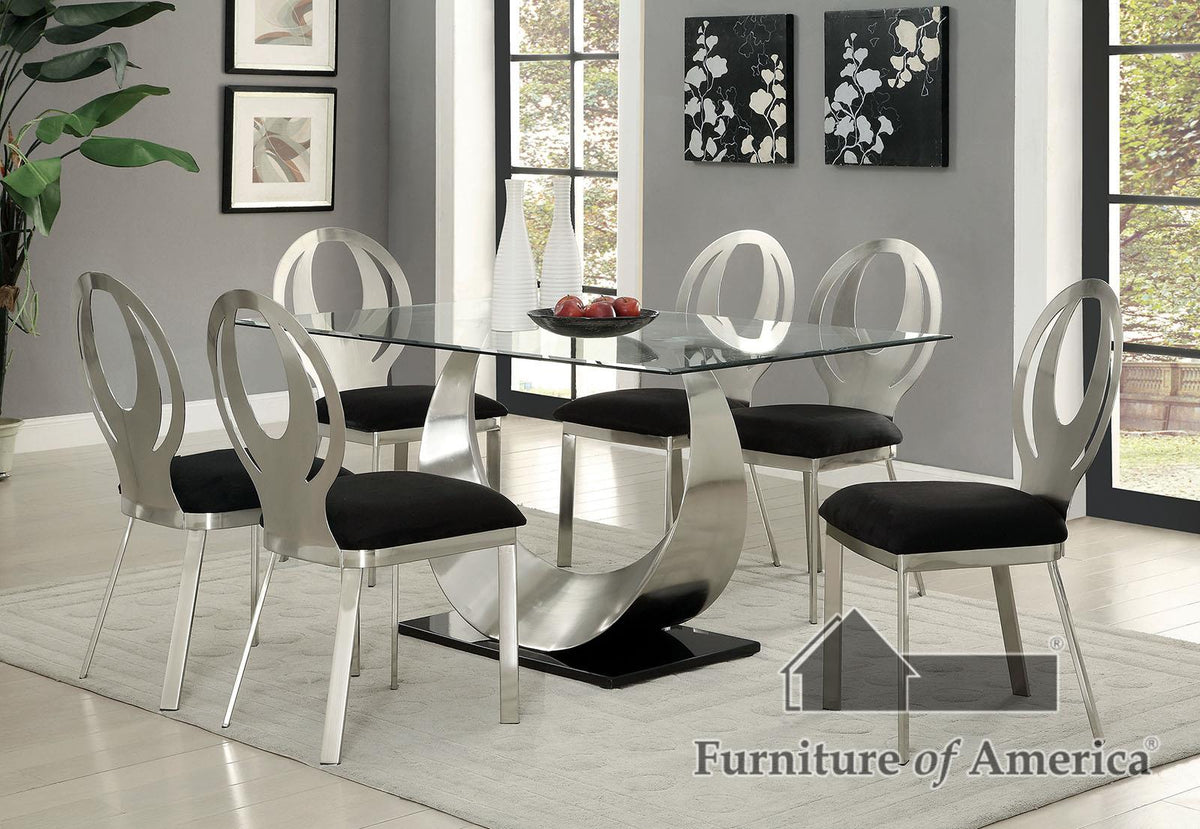 Furniture of America Orla 7 Pc. Dining Table Set