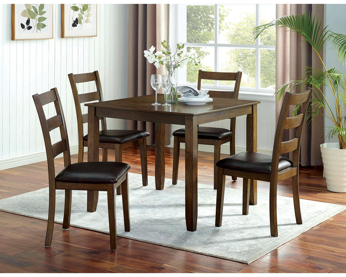 Furniture of America Gracefield 5 Pc. Dining Table Set