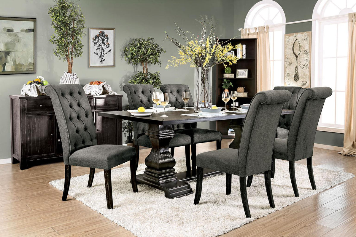 Furniture of America Nerissa 7 Pc. Dining Table Set