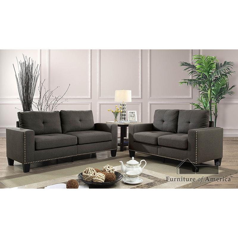 Furniture of America Attwell Sofa + Loveseat
