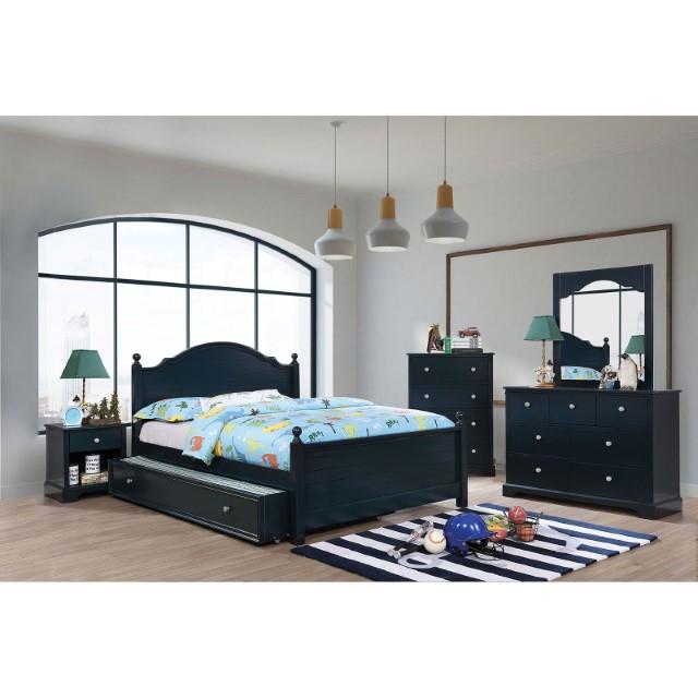 Furniture of America Diane 4 Pc. Full Bedroom Set w/ Trundle