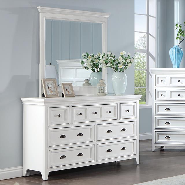 Furniture of America Castile Dresser, White