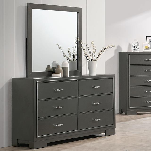 Furniture of America Alison Dresser, Dark Walnut