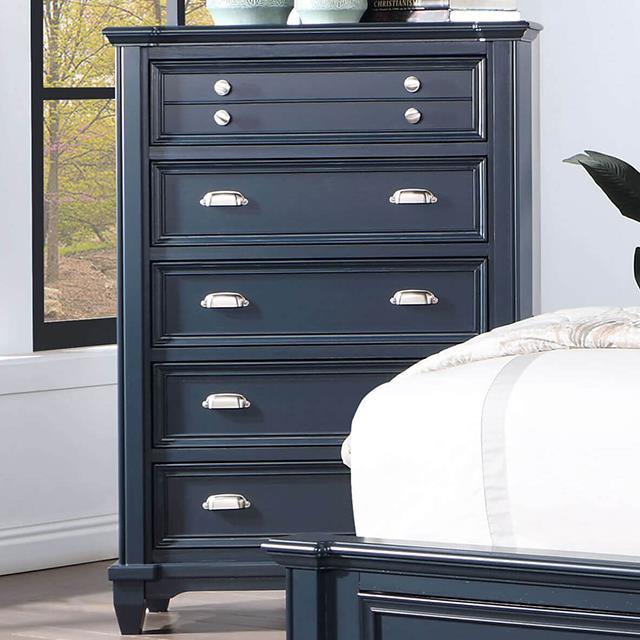 Furniture of America Manzanillo Chest, Slate Blue