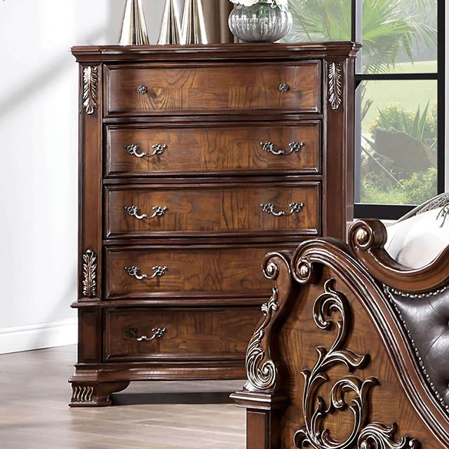 Furniture of America Esparanza Chest, Brown Cherry