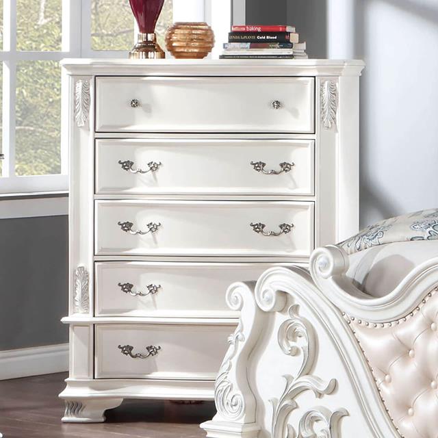 Furniture of America Esparanza Chest, Pearl White