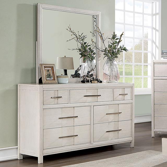 Furniture of America Berenice Dresser, White