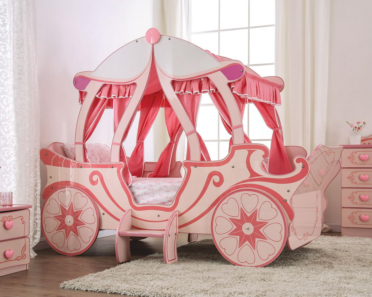 Furniture of America Pumpkin Carriage Bed Twin Bed