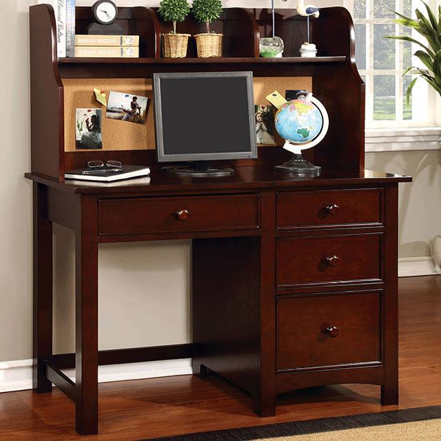 Furniture of America Omnus Desk, Cherry