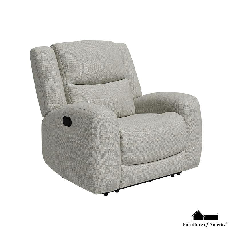 Furniture of America Giraldus Recliner, Beige