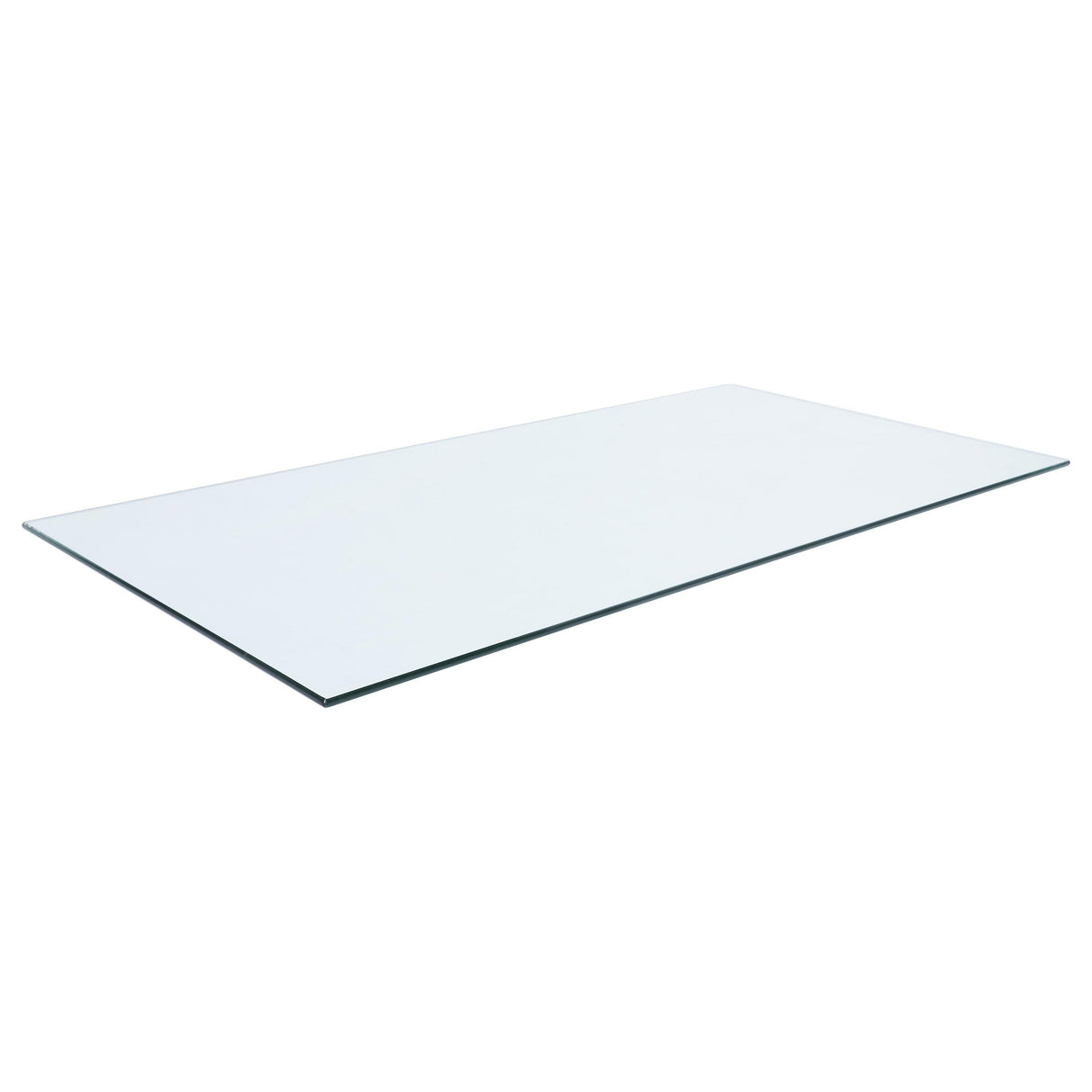 Coaster 54x28-inch 10mm Rectangular Clear Tempered Glass Top