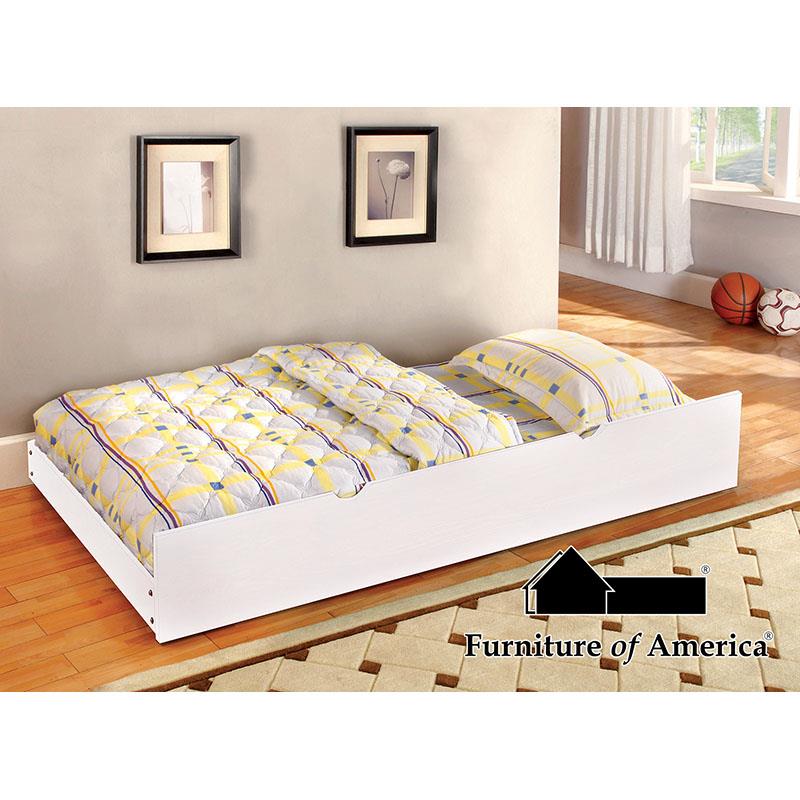 Furniture of America Omnus Trundle, White