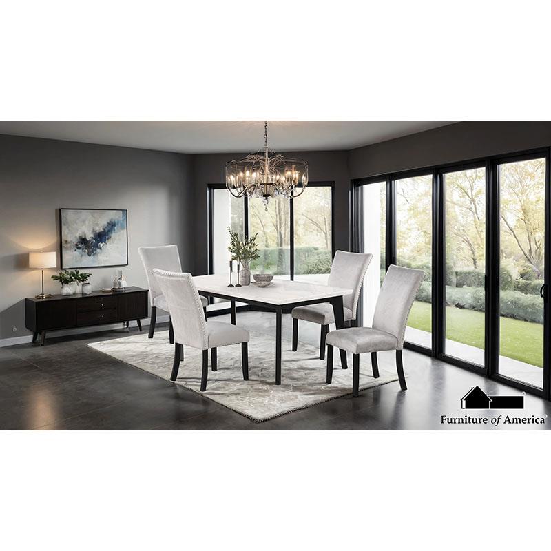 Furniture of America Sabro 7 Pc. Rect Dining Table Set