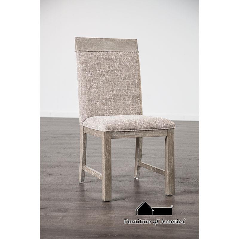 Furniture of America Vestby Side Chair, Gray