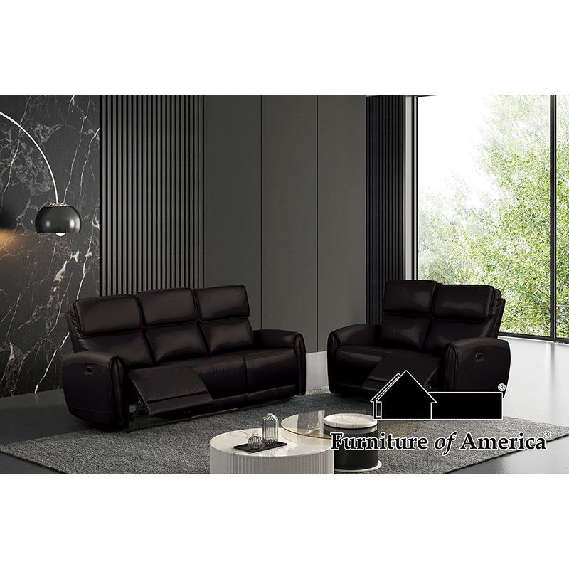 Furniture of America Schlieren Power Sofa + Loveseat