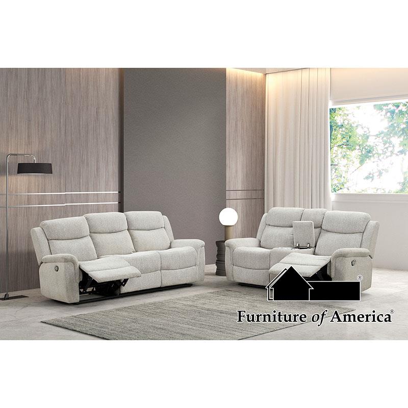Furniture of America Sandbach Sofa + Loveseat